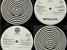 Metallica BLACK ALBUM UK 1991 ORIGINAL 1st A-2U/B-2U/A-1U/B-1U Vertigo SWIRL EX+