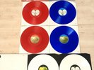 THE BEATLES White Album DMM Blaues und Rotes Album Colored Vinyl