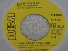 ELVIS PRESLEY How Great Thou Art & His Hand In Mine 1969 RCA RARE COPY Near Mint