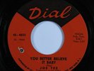Northern Soul 45 JOE TEX You Better Believe It Baby DIAL HEAR