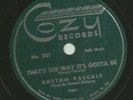 COUNTRY MOVERS 78  - RHYTHM RASCALS - THAT'S THE WAY - HEAR - W. VIRGINIA COZY