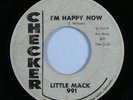 R&B Blues Soul 45 LITTLE MACK I'm Happy Now CHECKER promo HEAR
