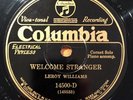 Leroy Williams   Welcome Stranger   Columbia 14500-D (Louis Armstrong tribute) E