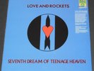 LOVE AND ROCKETS seventh dream USA LP new BLUE VINYL limited #1137/1500 bauhaus