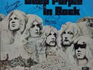 Deep Purple - In Rock. Autographed By Gillan, Paice, Lord & Glover.1970Aussie LP