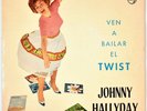 JOHNNY HALLYDAY - Ven a bailar el Twist RARE LABEL** ESPAGNE EP 1962 SPAIN VG+