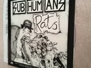 Subhumans - Rats / Time Flies LP+POSTER Punk/Crass/Amebix/UK Subs/Exploited/GBH