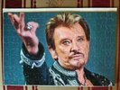 Johnny Hallyday - Rare PUZZLE - Collector - 30cm X 45cm - à réaliser vous même.