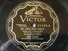 JANE GREEN My One & Only/Mine All Mine VICTOR 21145 pre-war FEMME Jazz E- 10