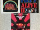 Rock Vinyl LP Live X3 Kiss Alive II Rainbow On Stage Ian Gillan Band Budokan