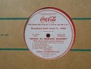 COCA-COLA SPONSORED 1945 TRANSCRIPTION RECORD  SONGS BY MORTON DOWNEY