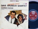 Dave Brubeck Quartet Carmen McRae ORIG OZ LP Tonight only EX 60 Coronet KLLS1652