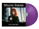Mylene Farmer En concert Double Vinyle Couleur Violet Edition Limitée 1000 Neuf
