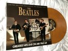 THE BEATLES - GREATEST HITS LIVE ON AIR 1963-64 - LIMITED EDITION BROWN VINYL LP