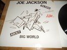 JOE JACKSON TALKING ABOUT BIG WORLD PRESSED LP 1986 PROMO LP RARE 829 222 1 OOP*