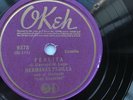 Hermanas Padilla 78rpm Single 10-inch Okeh Records #9378 Perlita (Cancion)