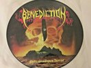 Benediction ?– Subconscious Terror RARE SIGNED Barney Greenway Pic Disc LP* 666