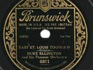 Brunswick #6801: Duke Ellington Or-East St. Louis Toodle-O/Birmingham Break E