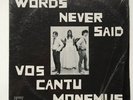 Vos Cantu Monemus Words Never Said Rare Original LP 1969 Canticle Folk