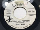 Bobby King Thanks Mr. Postman Federal 45 Rare Combined shipping