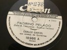 Carlos Gardel Argentinian Tango 78 RPM Guitar Guitarras Odeon 18986 Argentina