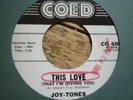 joy tones this love coed west coast rarer dj usa 45 orig crossover