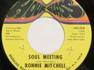 RONNIE MITCHELL Soul Meeting / Nobody Knows HOUR GLASS 45 funk HEAR