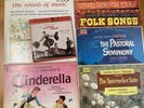 Disney Assortment Of Vinyl Records (Sound Of Music, Peter And The Wolf, Fantasia