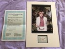 BRIAN JONES AUTOGRAPH, PRIVATE SALE