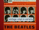 Beatles  * A HARD DAYS NIGHT  * SOLID LABEL BRITISH  EP 4 TRACKS MONO NM/NM-