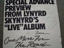 Lynyrd Skynyrd ?–AUTOGRAPHED X10 One More From The Road RARE PROMO ADVANCE 1976