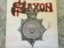saxon LP signed strong arm of the law collectors item 1980 as new memorabilia 