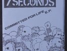 7 SECONDS: Commited For Life 45 (PS, insert) Punk/New Wave