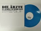 Die Ärzte blau Vinyl LP ZU SCHÖN UM WAHR ZU SEIN 127/300 TOP ZUSTAND Farin Bela