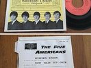 RARE French EP 45t RPM BIEM (7') THE FIVE AMERICANS (Lang, 1967)
