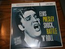 ELVIS PRESLEY VINYL LP SHOCK RATTLE 'N' ROLL USED W/ 24 PAGE BOOKLET