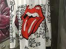 Rolling Stones  Long Sleeves Dress Made Of Polyester In White Color
