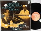 SZERYNG (violin), WALCHA (harpsichord) Bach Sonatas PHILIPS 2 LPs STEREO red/si
