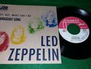 LED ZEPPELIN PORTUGUESE SINGLE 7/45 IMMIGRANT SONG *PROMO* PORTUGAL RARE