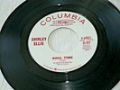 SHIRLEY ELLIS   Soul Time/Waitin'   COLUMBIA  DJ  45 RPM Record
