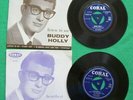 2 BUDDY HOLLY -  LISTEN TO ME & HEARTBEAT. EP's Vinyl.Coral  FEP 2002 & FEP 2015