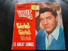 ELVIS PRESLEY - JAPAN LP - GIRLS   GIRLS   GIRLS   - Original 1962 SHP-5136  EX