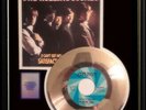 ROLLING STONES SATISFACTION 45 RPM GOLD METALIZED RECORD RARE FRAMED NON RIAA