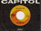 The Beatles - She Loves You  RARE ORIG 1963 Canada Capitol Swirl 45 rpm 7