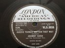 JOHNNY CASH : GUESS THINGS HAPPEN THAT WAY / COME IN STRANGER.  UK.78.rpm (1958)