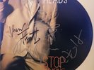 TALKING HEADS  SIGNED  STOP MAKING SENSE SOUNDTRACK LP  ALL MEMBERS   COA  RARE