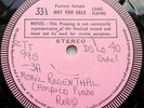 Chopin / Albeniz / Mendelssohn - Moriz Rosenthal **Decca DSLO 40 Test Press LP**