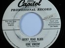 Rockabilly 45 GENE VINCENT Rocky Road Blues CAPITOL promo HEAR