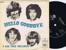 THE BEATLES Hello Goodbye danish 45PS 1967 Solid Centre VG+/VG+ Parlophone 7”