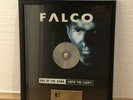 Falco Platin Schallplatte Out Of The Dark (Into The Light) Original EMI Germany